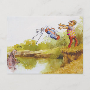 Hungry Hippo Postkarte