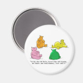 Hungry Hippos! -Magnet Magnet (Vorderseite/Rückseite)