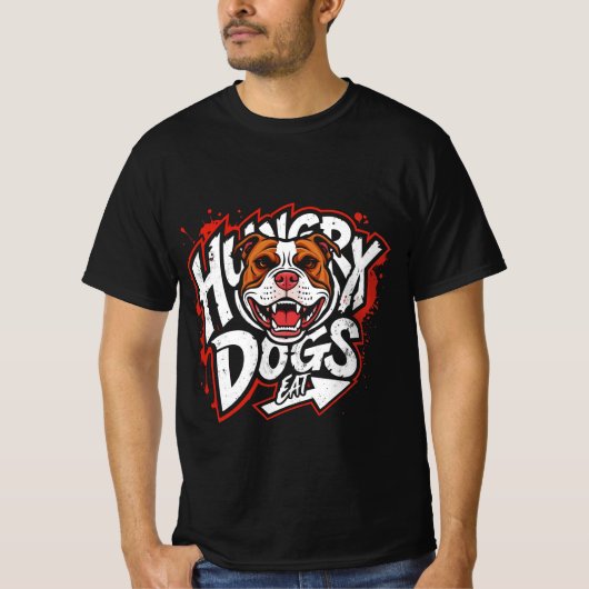 Hungry Hogs Eat T-Shirt (Vorderseite)