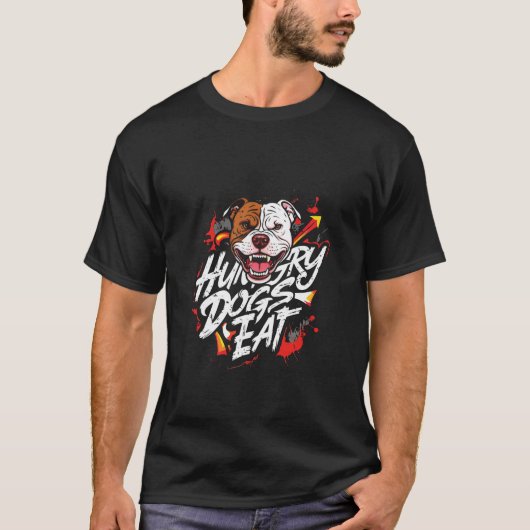 Hungry Hogs Eat T-Shirt (Vorderseite)