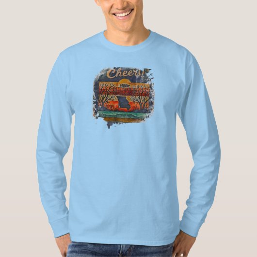 Hungry Hollow Brew Co., Long Sleeve T-shirt (Vorderseite)