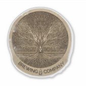 Hungry Hollow Brewing Company Transparent Kiss Cut Aufkleber (Vorderseite)