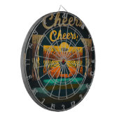 Hungry Hollow Dart Board Dartscheibe (Vorderseite Links)