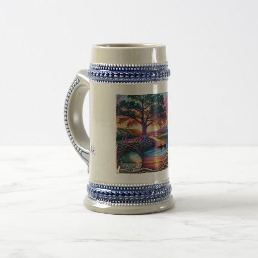 Hungry Hollow Stein Bierglas (Vorderseite Links)