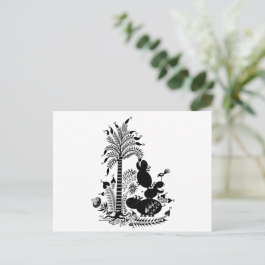 Hungry Hungry Hippos Postkarte (Stehend Vorderseite)