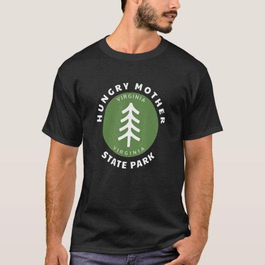 Hungry Mother Staat Park Virginia VA Forest Tree B T-Shirt (Vorderseite)