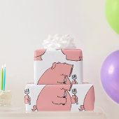 Hungry Pig Geschenkpapier