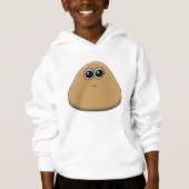 Hungry Pou - Kids Hoodie (Vorderseite)