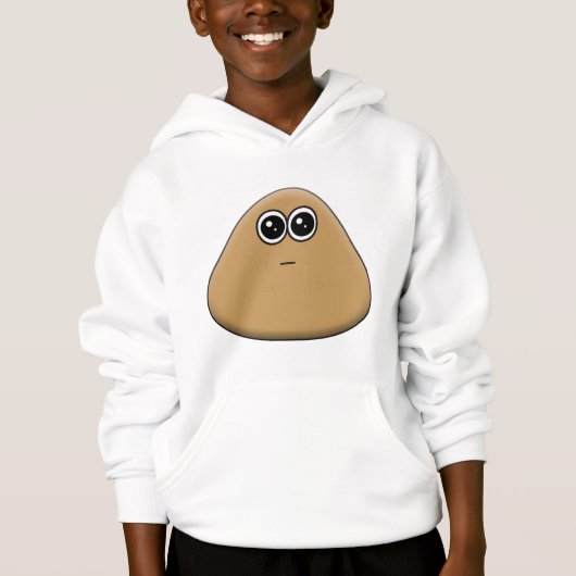 Hungry Pou - Kids Hoodie (Vorderseite)