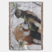 Hungry Red Panda Decke (Vorderseite Vertikal)