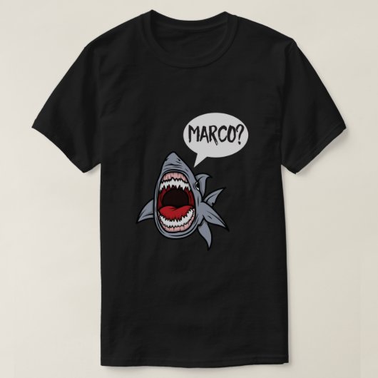 Hungry Shark Playing Marco Polo (Design vorne)