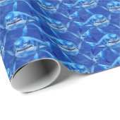 Hungry Sharks  Geschenkpapier (Rolleneckpunkt)