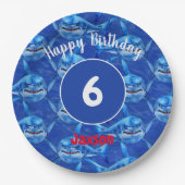 Hungry Sharks  Pappteller (Vorderseite)