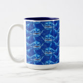 Hungry Sharks  Zweifarbige Tasse (Links)