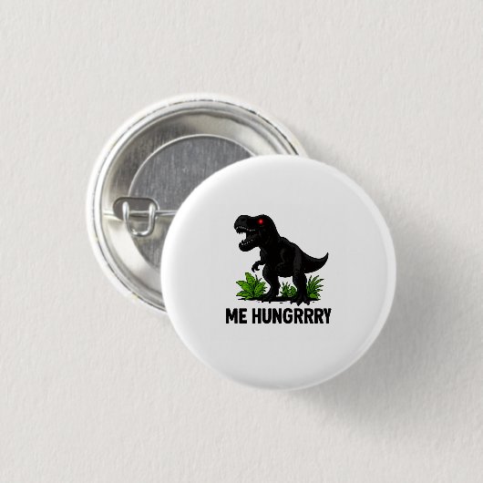 Hungry T-Rexx Button (Vorne & Hinten)