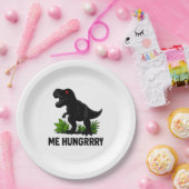Hungry T-Rexx Pappteller (Party)