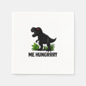 Hungry T-Rexx Serviette (Vorderseite)