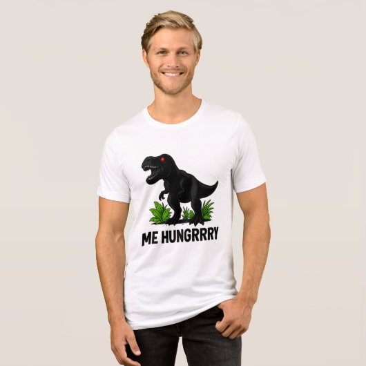 Hungry T-Rexx Tri-Blend Shirt (Vorderseite voll)