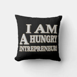 "HUNGRY UNTERREPRENEUR" Niedliches Design. Jetzt k Kissen