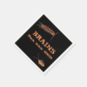 Hungry Zombie-Koordination Halloween Serviette (Ecke)