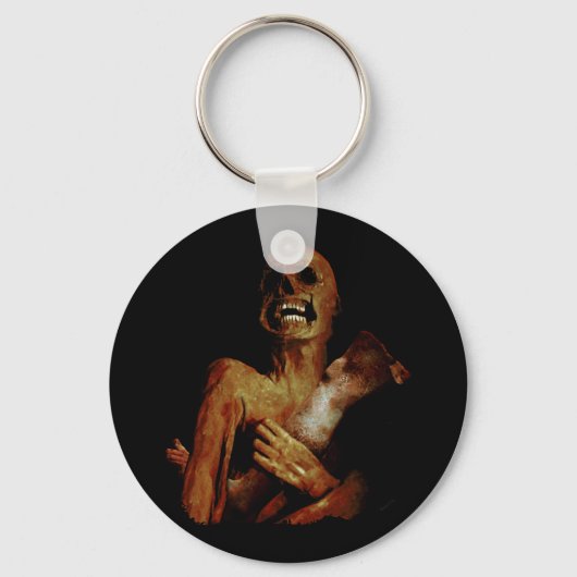 Hungry Zombie Schlüsselanhänger (Vorderseite)