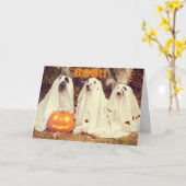 HUNGS HAPPY HALLOWEEN KARTE (Gelbe Blume)