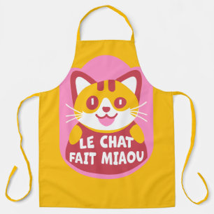 Hunguest Orange Tabby Cat Says Meow Schürze