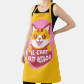 Hunguest Orange Tabby Cat Says Meow Schürze (InSitu)