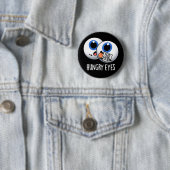 Hunguy Funny Eyeball Pun Dark BG Button (Beispiel)