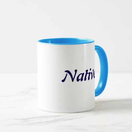 "Hunkpapa" Chief original art Mug Tasse (VorderseiteRechts)