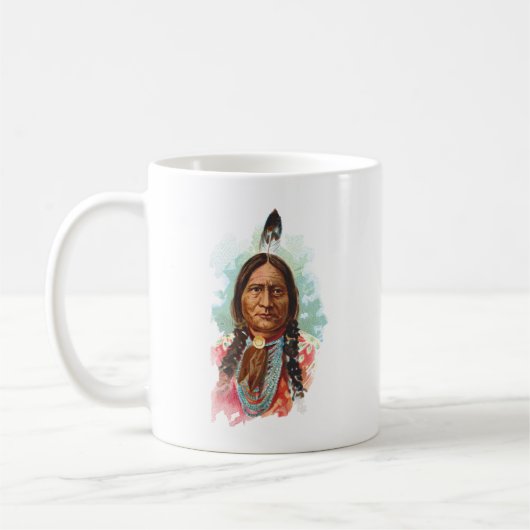 Hunkpapa Sioux Leiter: Sitting Bull Kaffeetasse (Links)