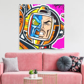 Hunkuloid™: Mutron™ Leinwanddruck (Insitu (Wohnzimmer))