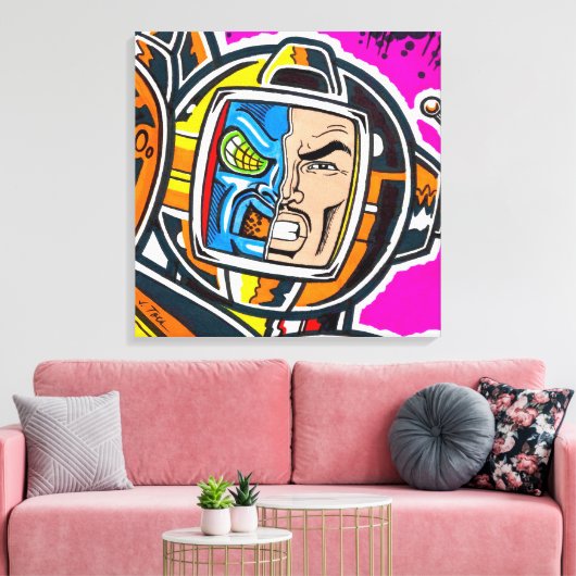 Hunkuloid™: Mutron™ Leinwanddruck (Insitu (Wohnzimmer))