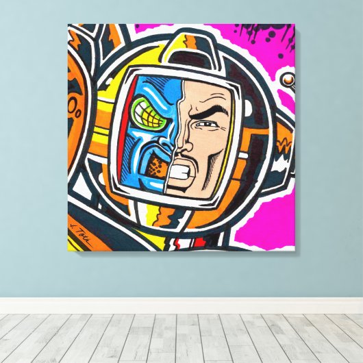 Hunkuloid™: Mutron™ Leinwanddruck (Insitu (Holzboden))