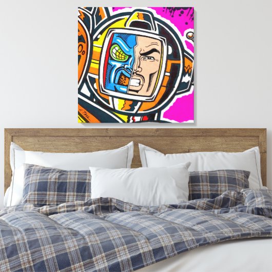 Hunkuloid™: Mutron™ Leinwanddruck (Insitu (Schlafzimmer))