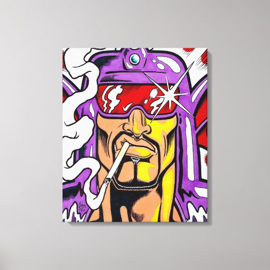 Hunkuloid™: Nocturno™/Face Leinwanddruck (Vorderseite)