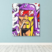 Hunkuloid™: Nocturno™/Face Leinwanddruck (Insitu (Holzboden))