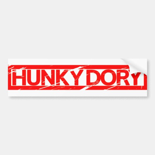 Hunky Dory Briefmarke Autoaufkleber (Vorne)