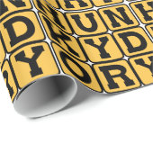 Hunky Dory, Peachy Keen Geschenkpapier (Rolleneckpunkt)