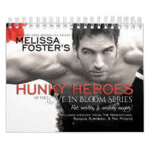 Hunky Helden der Liebe in Bloom Series Calendar