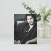Hunky Schnurbart Justin 2006 Postkarte (Stehend Vorderseite)
