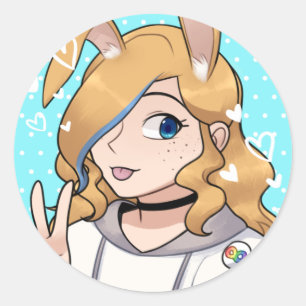 HunneBunn PFP Decal Runder Aufkleber