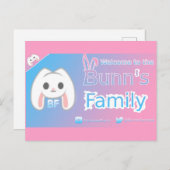 HunneBunn Postcard Postkarte (Vorne/Hinten)