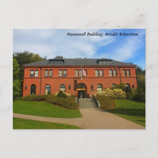 Hunnewell Gebäude, Arnold Arboretum Postkarte (Vorderseite)