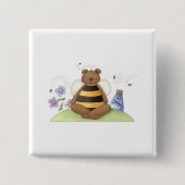 Hunny Bär Button (Vorderseite)