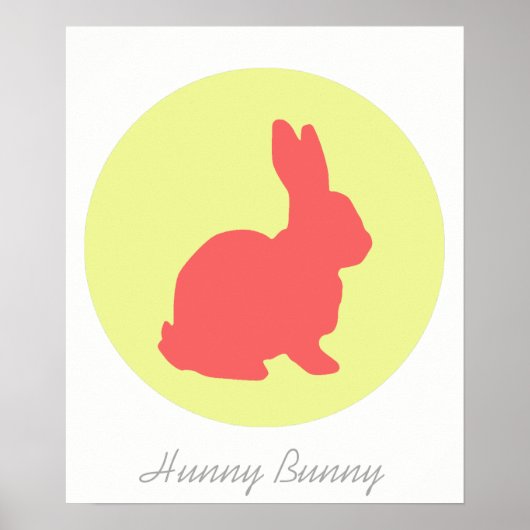 Hunny Bunny Funky A3 Poster (Vorne)