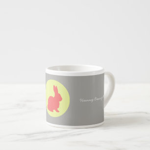Hunny Bunny Funky Pastel Colors Espresso Tasse