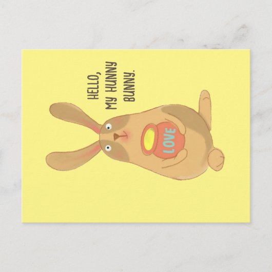 Hunny Bunny Postkarte (Vorderseite)