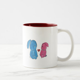 Hunny Bunnys Kaffee-Tasse Zweifarbige Tasse