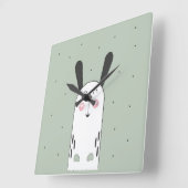 Hunny Cartoon Kids Baby Room Clock Quadratische Wanduhr (Winkel)